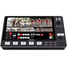 FEELWORLD L4 HDMI-Compatible Video Switcher for Live Streaming, Photo Studio, and Camera Equipment
