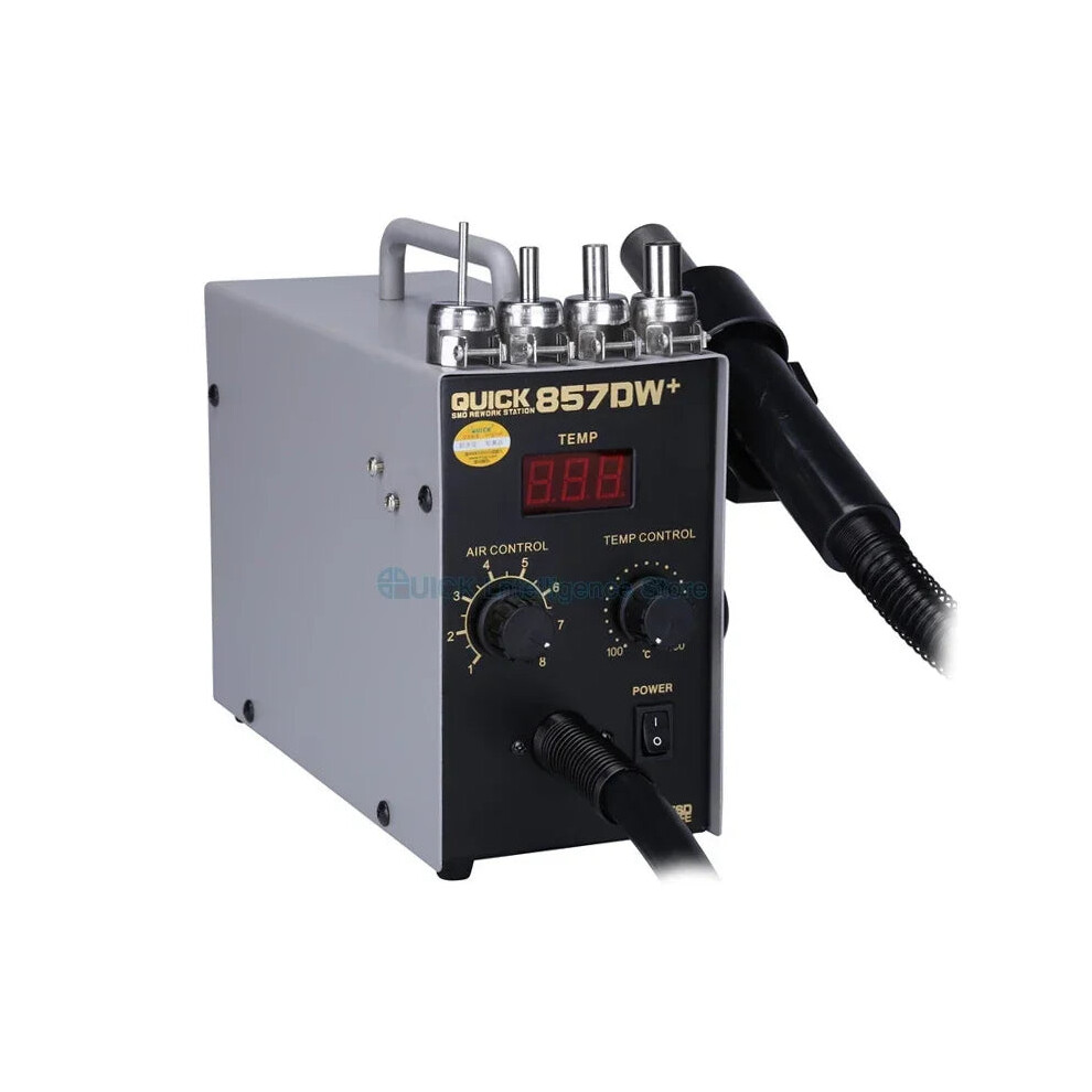 Quick 857Dw Soldering Station: Precision Heat Gun & Hot Air Rework Station For Bga/Smd With Rapid Heating 7445043691670