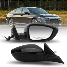 Driver Side View Mirror for Honda Accord 2018-2022, 3-Pin Door Mirror Replacement - Fits Part Numbers 76208TVAA02 & 76201TVAA01ZJ, HO1321328