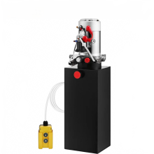 12V Double Acting Hydraulic Pump with 10 Quart Metal Reservoir - High-Performance Power Unit
