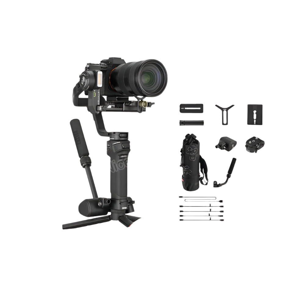 Zhiyun Weebill 3S: Advanced 3-Axis Camera Stabilizer Gimbal With Bluetooth Control & Fill For Dslr & Mirrorless Cameras Light 711181273342