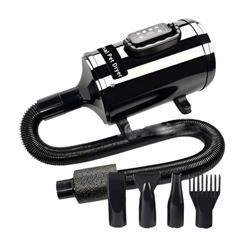 Smart Pet Hair Dryer with Negative Ion Technology & LCD Screen