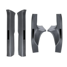 Tesla Model 3 Highland 2024 Carbon Fiber Threshold Bar Guard - Premium ABS Protective Patch for Interior Enhancement