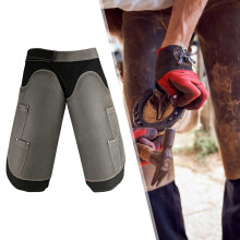Professional Farrier Apron with Adjustable Belt and Side Tool Pockets - Microfiber Chaps with Knee Straps for Optimal Support