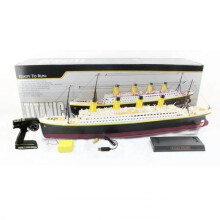 DIY Remote Control Titanic Cruise Ship Model - Electric RC Water Toy for Outdoor Fun and Collectible Display
