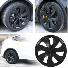 Tesla Model Y 19-Inch Wheel Hub Cap Set (4pcs) - Performance Replacement Rim Covers for 2018-2025 Models