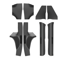 Tesla Model 3 Highland 2024 Carbon Fiber Door Sill Guards - Front & Rear Inner Threshold Protection Accessories