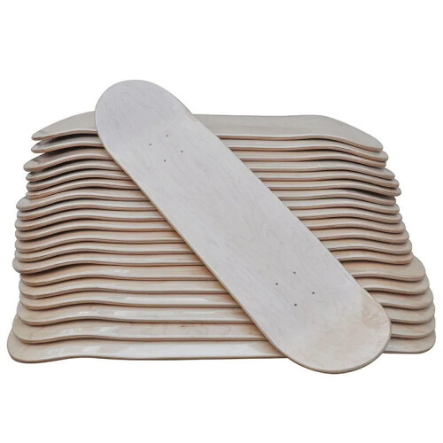 10-Pack DIY Blank Skateboard Decks - Double Concave Canadian Maple 8x31