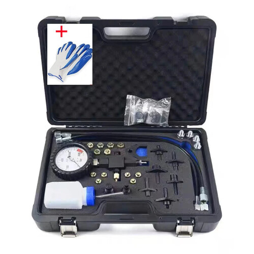 Precision Diesel Common Rail Pressure Test Kit with Injector Pipe Blanks