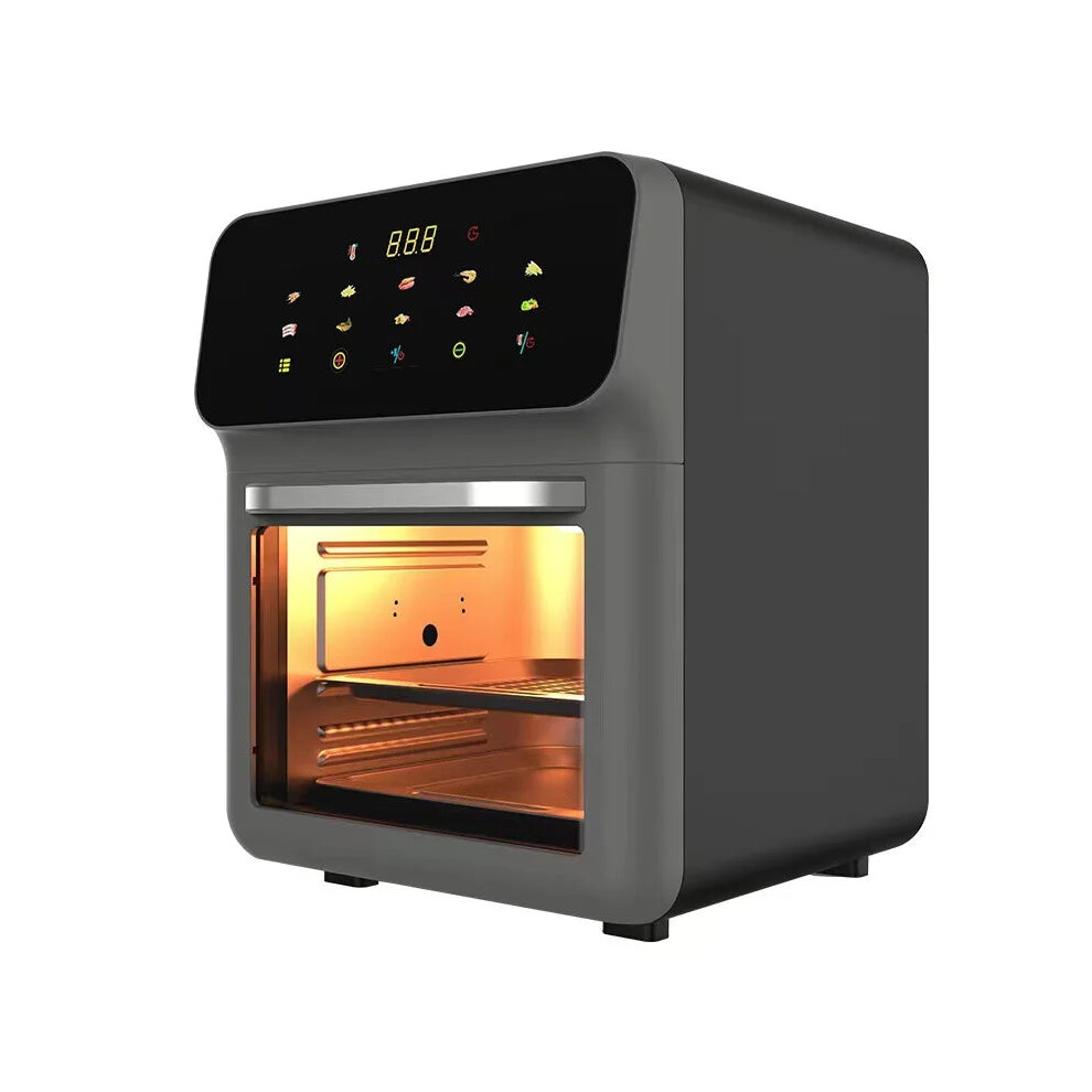 2400W Touch Control 15L Electric Oven & 3-Layer Air Fryer - Multifunction Kitchen Appliance 313113791773