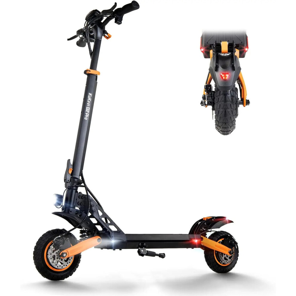 Kukirin G2 Pro 2024 Electric Scooter - 600W Brushless Motor, 48V 15.6Ah Battery, 9-Inch Rubber Vacuum Tires, Detachable Seat 313036286288