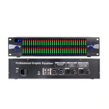 EQ888 Dual Channel Professional Digital Crossover: 31-Band Audio Graphic Equalizer for Stage Concerts