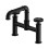 Modern Dual Handle Deck Mount Tub Faucet with Ceramic Valve Core for Bathroom Basin 1