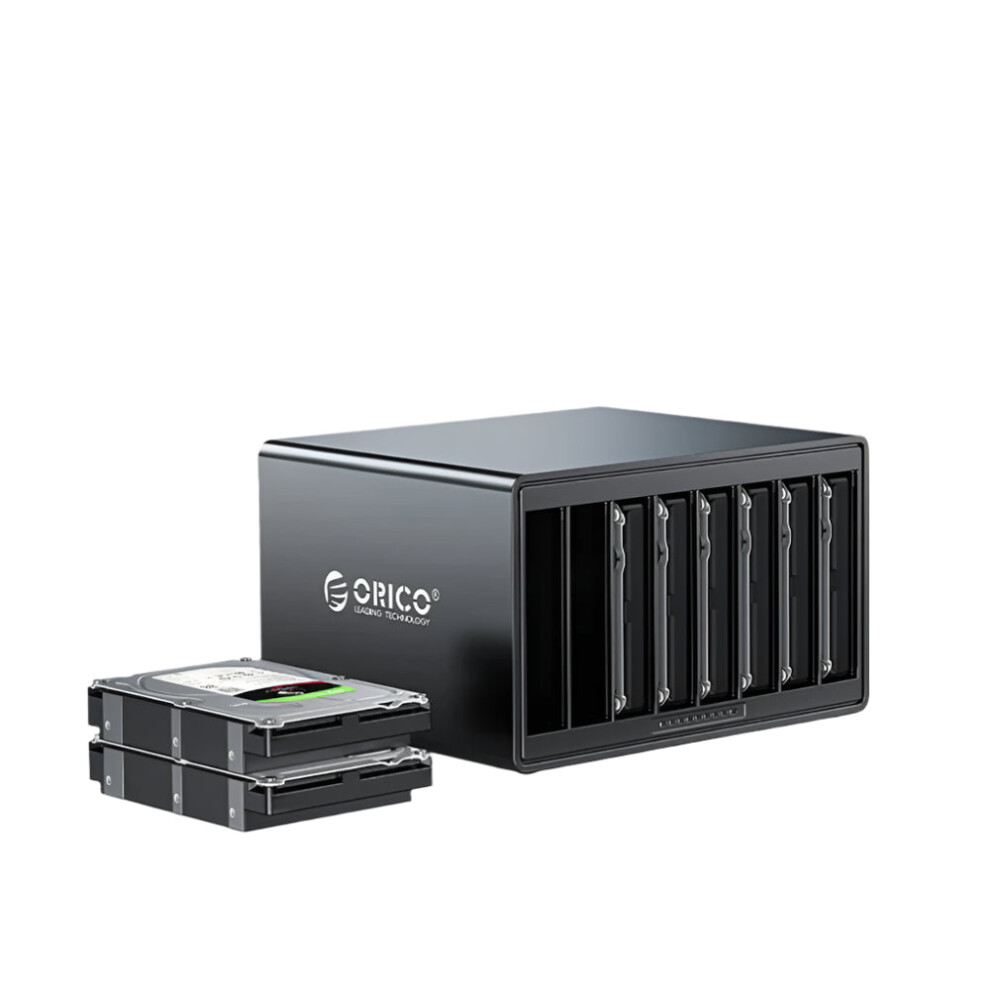 Orico 8-Bay Type-C Hdd Enclosure: 3.5-Inch Sata To Usb 3.1 Docking Station, 144Tb Support, 5Gbps Uasp For Pc & Laptop 313098258247