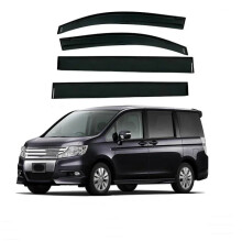 Honda Stepwgn Stepwagon Side Window Visor Rain Guards & Deflectors (2005-2012, 2024) - Weather Shield Protection