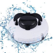 IPX8 Waterproof Cordless Robotic Pool Cleaner with Dual Motor, Strong Suction, Self-Parking, 120-Minute Runtime
