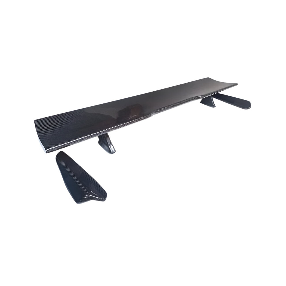 Bmw Carbon Fiber Rear Trunk Spoiler Wing - Universal Fit For E92, F10, F30, F22, E90, M3, M4 Models Black 744759818751