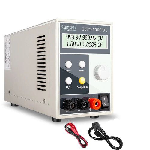 High Precision Programmable DC Lab Power Supply - 400V to 1000V, 1A, 4-Digit Adjustable Bench Source