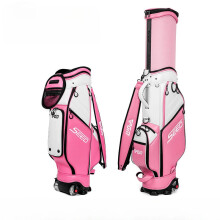 QB162 Large Capacity Waterproof Golf Bag with Wheels - Portable Hard Shell, Retractable for Children's Golf Clubs
