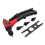 Compact 8-Inch One-Handed Rivet Nut Gun with Insertable Threaded Spindle for M3-M6 Nuts 1