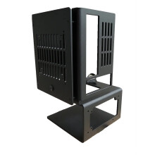 JXK J1 Customizable All-Aluminum Water-Cooled ITX Mini SFX ATX Vertical Open Frame Computer Case