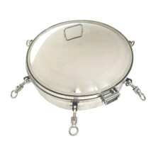 450mm Stainless Steel Round Pressure Fermentation Tank Manway Door with Silicone Sealing Manhole Cover