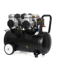 Powerful 2200W Oil-Free Air Compressor - 50L Capacity, 200L/min Flow, 0.7MPa Pressure - I for Carpentry, Painting, Dental, and Auto Repair