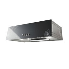 Ceiling-Mounted Smart Kitchen Ventilator: Powerful Suction Range Hood with Automatic Cleaning for Small Stoves