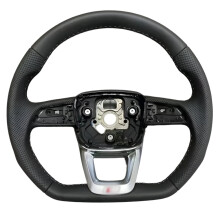 Audi Q7/Q8/SQ7/SQ8 2017-2022 Full & Semi Perforated Leather Flat Bottom Sports Steering Wheel