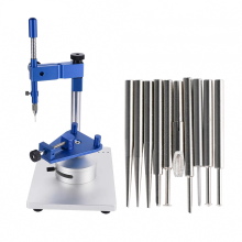 Fully Adjustable Dental Lab Precision Surveyor with 10 Needle Set for Accurate Parallel Observation