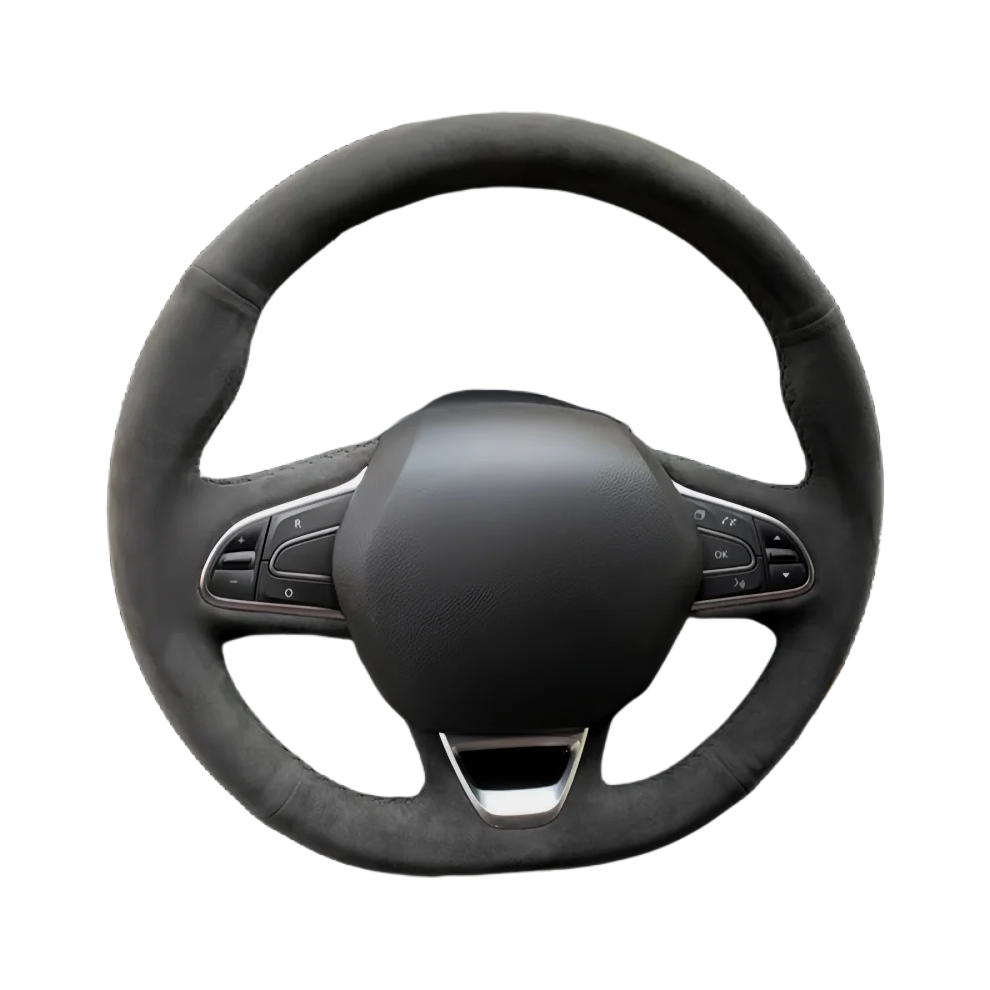 Premium Braid Steering Wheel Cover For Renault Kadjar, Koleos, Megane, Talisman, Scenic (2016-2017) - Enhance Your Auto Interior 7445040445481