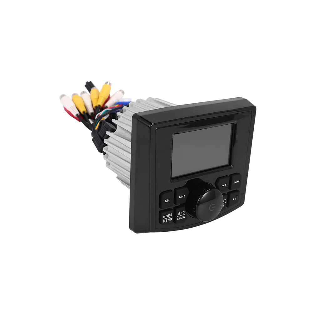 Waterproof Marine Radio With 3-Inch Display - Bluetooth, Mp5, Am/Fm/Rds, Aux For Atv/Utv Boats 7445055948939