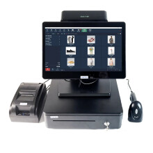 14-Inch Touch Screen POS System: Complete Retail Cash Register Package with Free Software