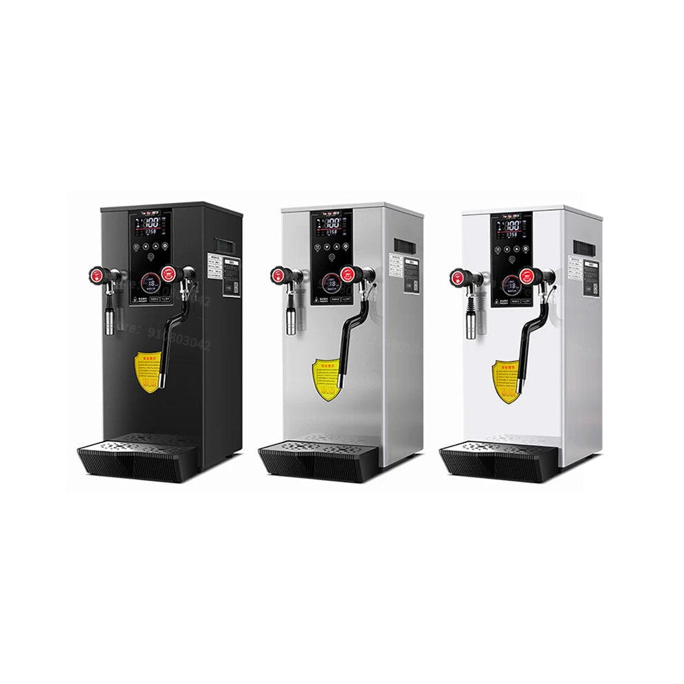 Smart Lcd Touchscreen 12L Water Boiler & Steamer With Milk Frother For Bubble Tea 7445019228237