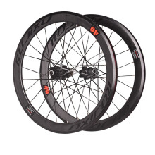 20-Inch Carbon Fiber Wheelset for Foldable Bicycles - Open Caliper V Brake/C Brake Compatible