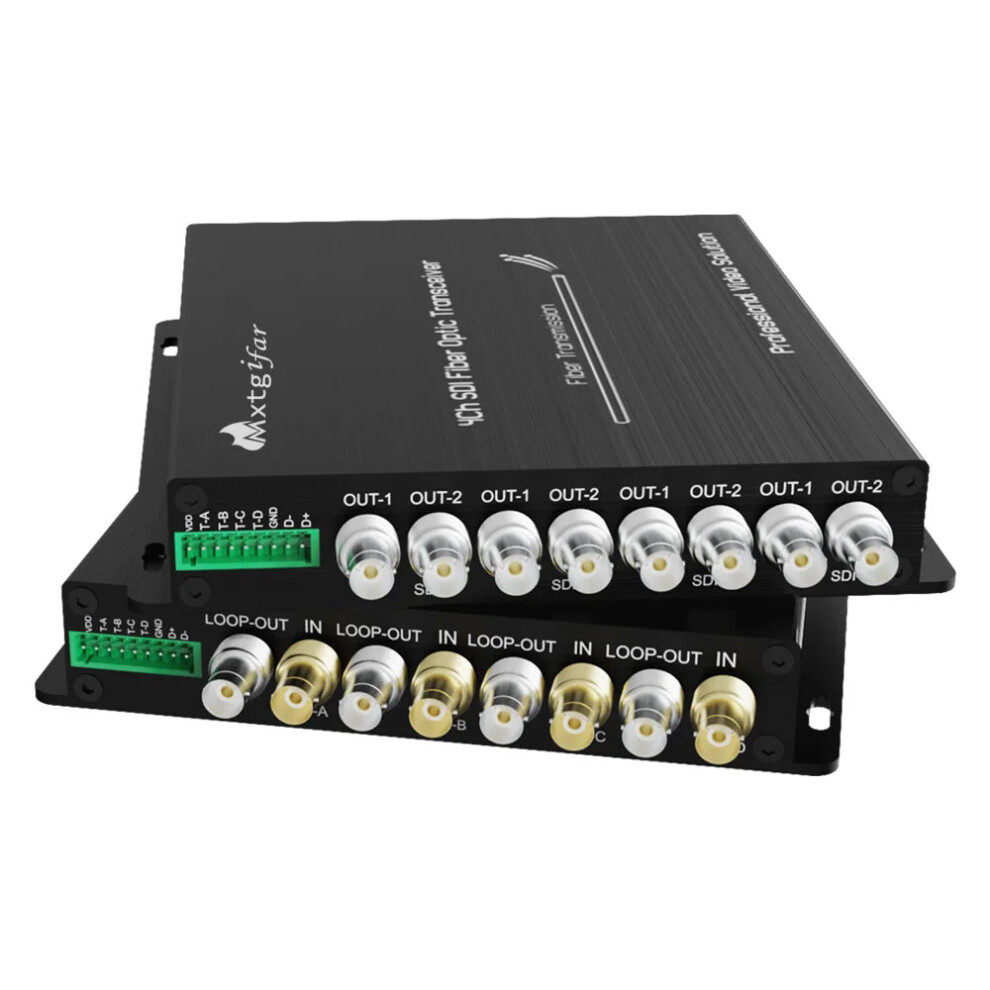 20Km Hd 3G-Sdi Fiber Optic Transceiver With Loop Output & Rs485 Support 7445017864826