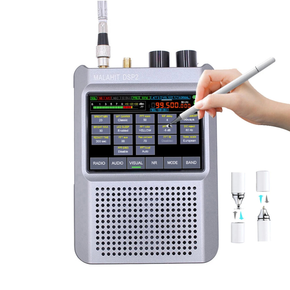 Second Generation Malachite Dsp2 Sdr Radio Receiver With 3.5-Inch Touch Lcd - Firmware 2, 10Khz-2Ghz Range 313033851816