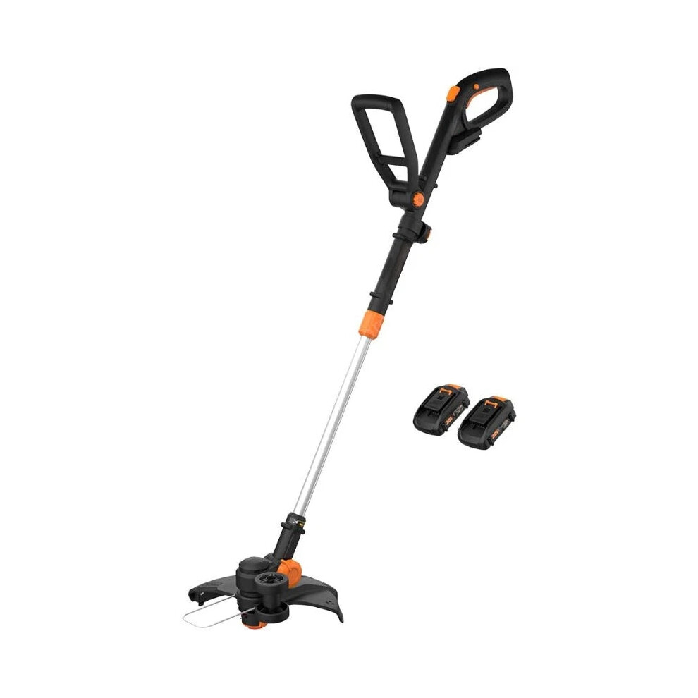 20V Cordless 12-Inch String Trimmer & Edger With Mini Mower Functionality - Includes Batteries & Charger 7445027722796