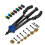 79-Piece High Leverage Rivet Nut Tool Kit with Metric & SAE Mandrels and Nuts 1