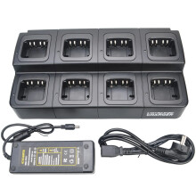 8-Port Multi-Unit Charger for Motorola P6600, P6620, P8200, P8800, DP3400, DP3600, DGP4150, P8608, P8660, DP4800 Series Walkie Talkies