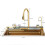 Digital Display 304 Stainless Steel Waterfall Kitchen Sink with Multifunction Touch Features 1