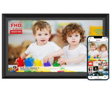 15.6-Inch WiFi Digital Picture Frame with 64GB Storage, 1920x1080 IPS FHD Touch Screen, Easy Photo & Video Sharing