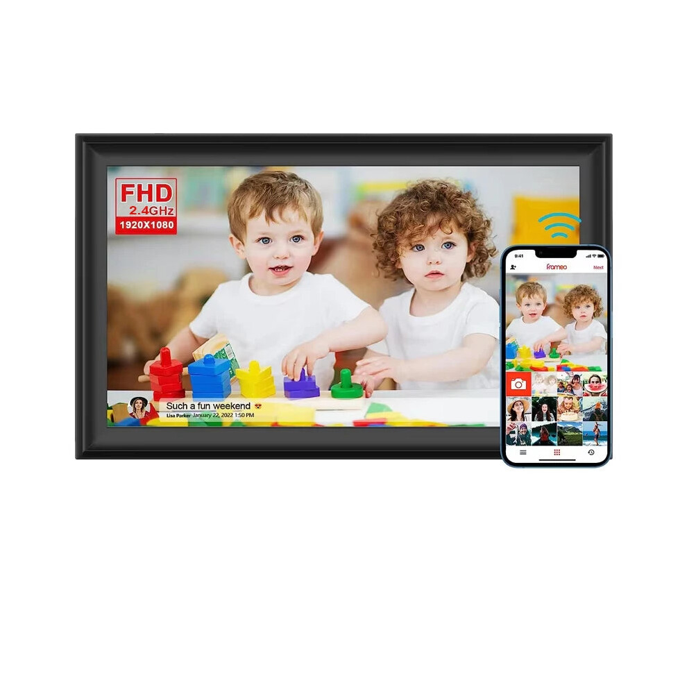 15.6-Inch Wifi Digital Picture Frame With 64Gb Storage, 1920X1080 Ips Fhd Touch Screen, Easy Photo & Video Sharing 313019047066