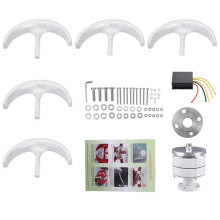 High-Efficiency 3000W Vertical Axis Wind Turbine with MPPT Controller - 12V/48V VAWT Small Windmill for Sustainable Energy
