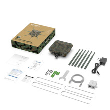 Wavlink WiFi 6 Outdoor Router AX3000 Dual Band 2.4G/5G, Long-Range Mesh Extender with PoE, 6x7dBi High-Gain Antennas, IP67 Weatherproof