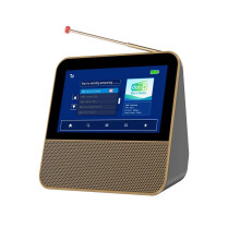 Compact 7 LED Display Mini TV with DAB/FM Radio, USB Playback, and DSP Audio