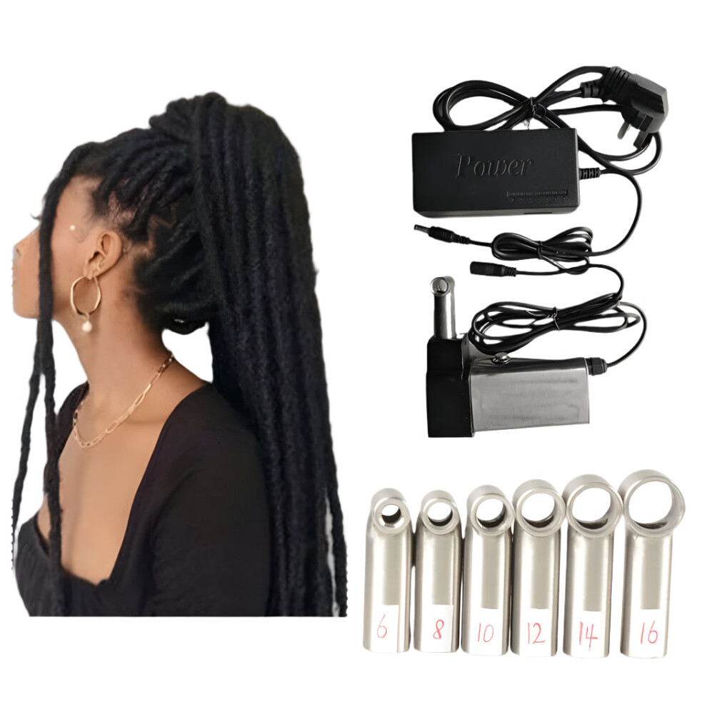 Unisex Portable Electric Dreadlocks Maker: Effortlessly Create And Connect Locs For Human Hair