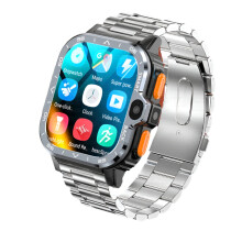 4G LTE Android Smartwatch with Built-in GPS, HD Dual Cameras, Video & Voice Calls, Wi-Fi, Messaging, and Play Store Access