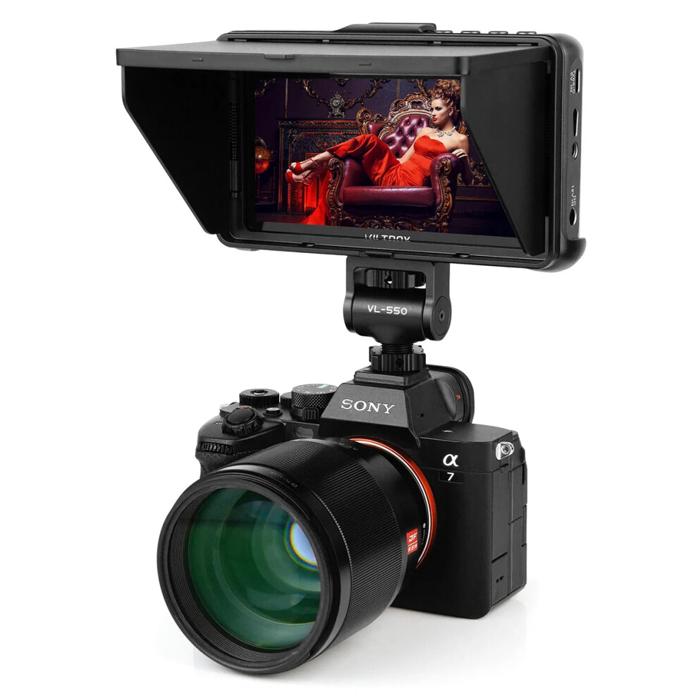 Viltrox Dc-550 Pro 5.5 Touch Screen 1200 Nits Portable Hd Director Monitor With 4K Hdmi - I For Vlogging & Filmmaking 313029381334
