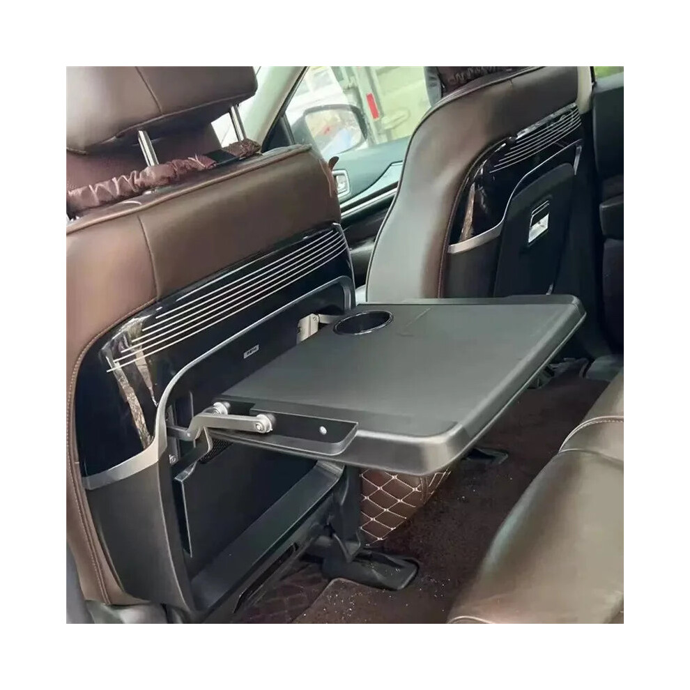 Compact Universal Car Rear Seat Folding Table - Multifunctional Dining & Laptop Workspace 711181677935